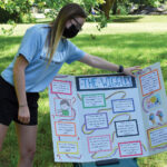 Mizzou med student’s poster presentation for the Kindness Walk.