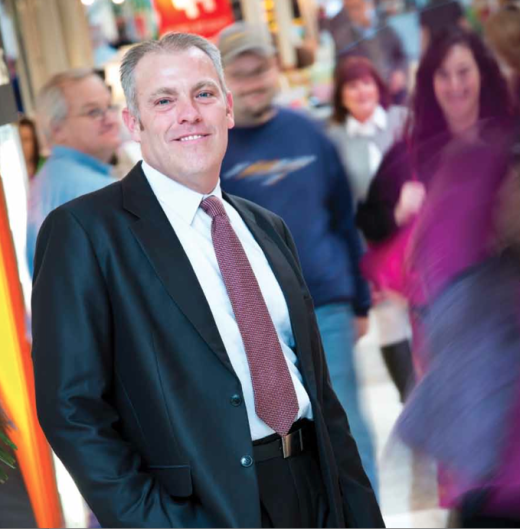 With Senior General Manager Rusty Strodtman at the helm, the Columbia Mall is looking forward with new ideas and record sales