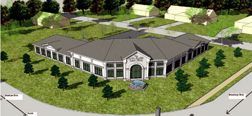 The Leawood Plaza development, which will be anchored by personal injury attorney Aaron Smith’s law firm, the A.W. Smith Law Firm, is set to be voted on at Monday’s City Council meeting. The building’s L-shaped design is supposed to shield the neighborhood from the intersection and blend in with surrounding houses. Smith said the building will be made of limestone with residential-grade shingles. It’s currently designed for 7,700 square feet, but the Planning and Zoning Commission recommended reducing the footprint to 6,500 square feet.