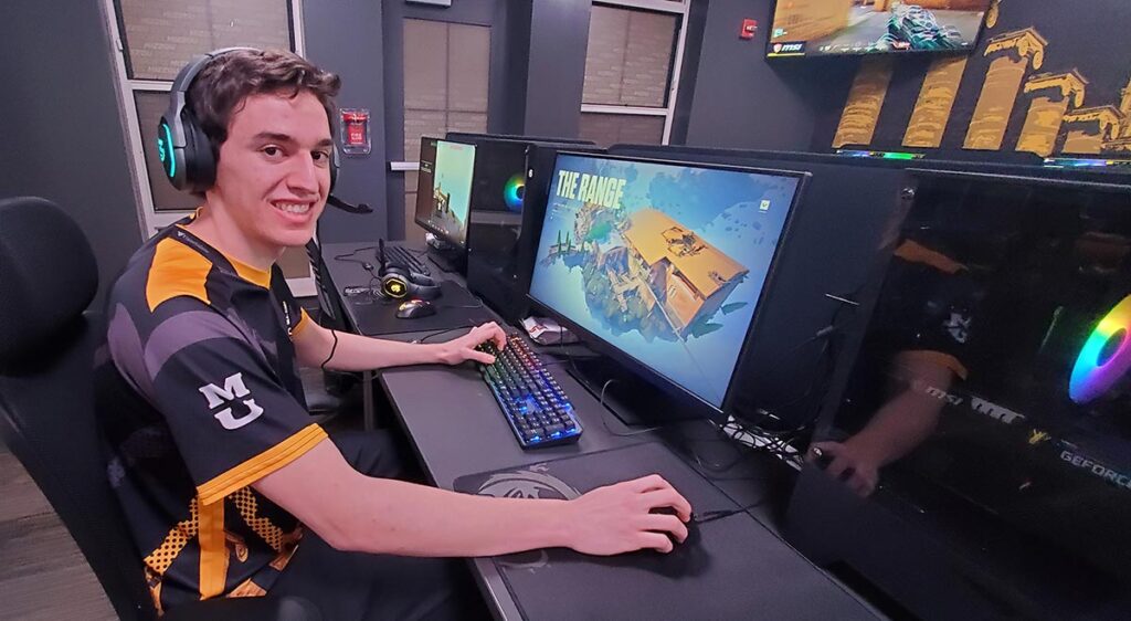 Blake Kronsbein, general manager of Mizzou esports.