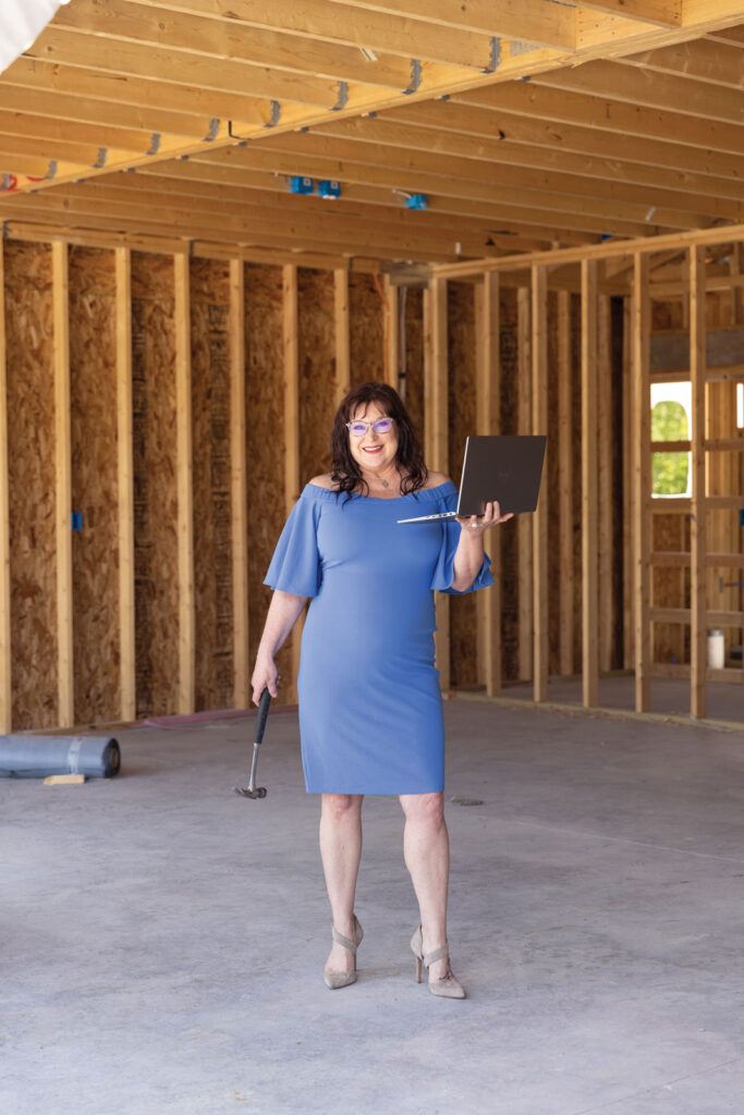 Jami Clevenger at a Construction Site