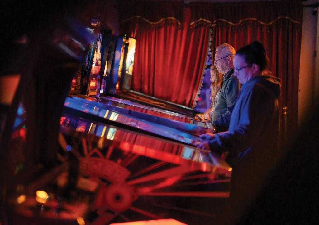 Witches and Wizards Arcade pinball machines being played