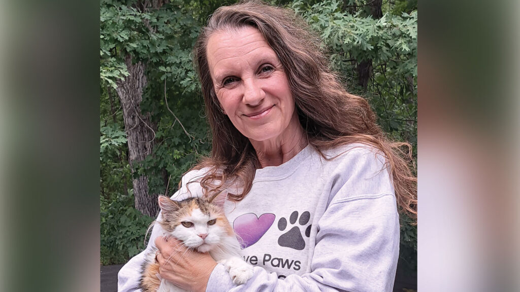 Bobbi Wilson with Peace Love Paws