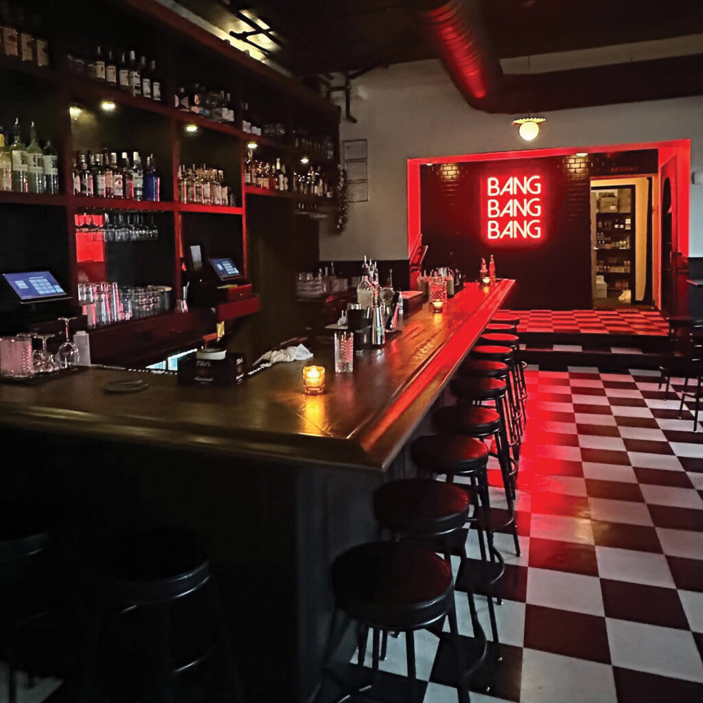 Interior shot of bar at Son Of A Gun