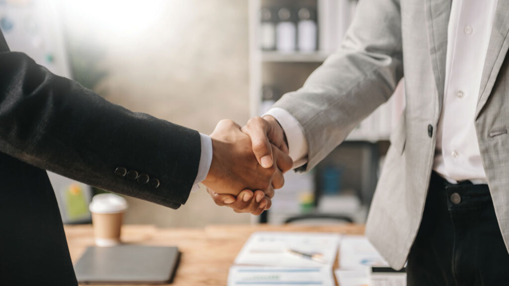 Businessmen Shaking Hands