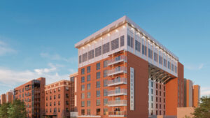 Rendering of The Broadway Walnut Tower Addition