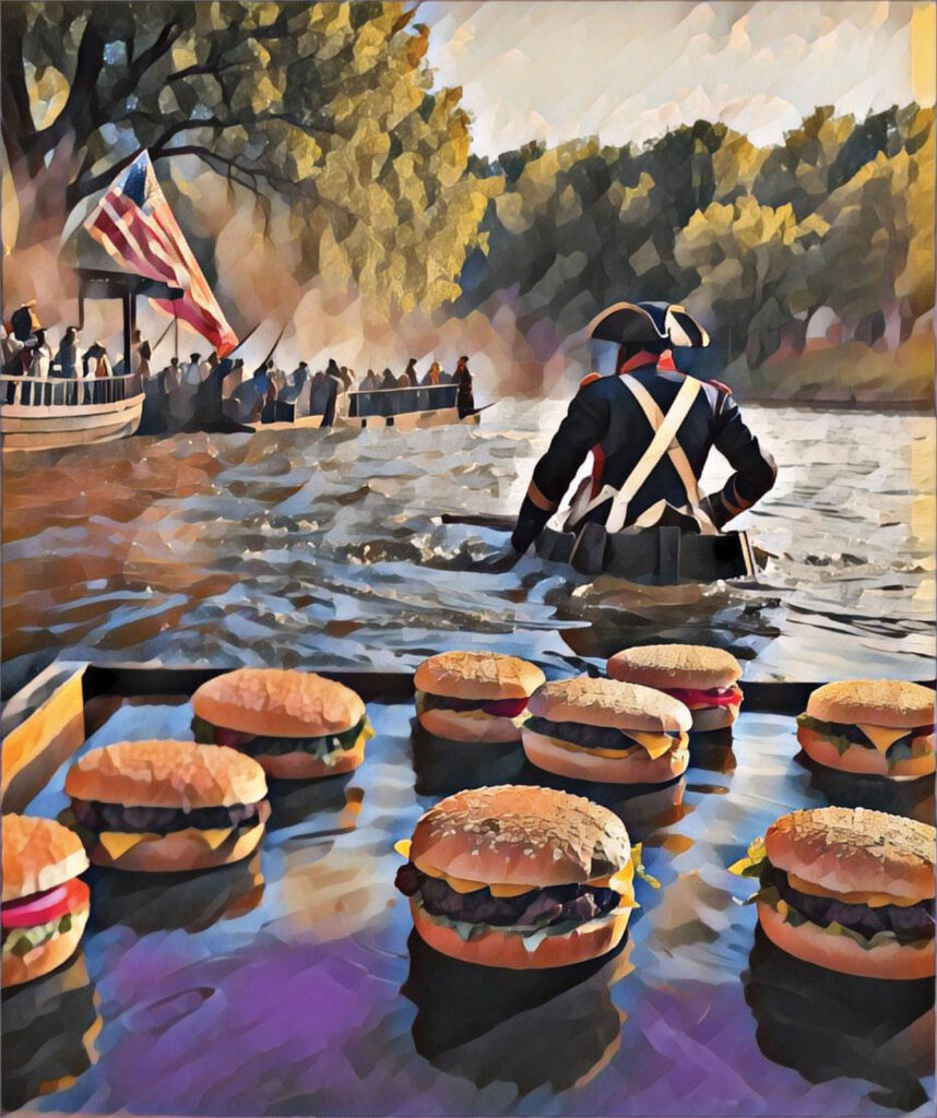 Boston Burger Party - Illustration by Erin Hubbard