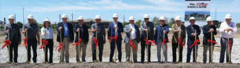 Mid America Bank broke ground on its new location at the corner of S. Providence and Southampton Drive at 4601 Stellar Drive.