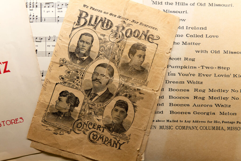 Historical Blind Boone Concert Company Program