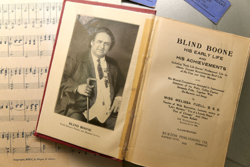 Interior Of Blind Boone Biography
