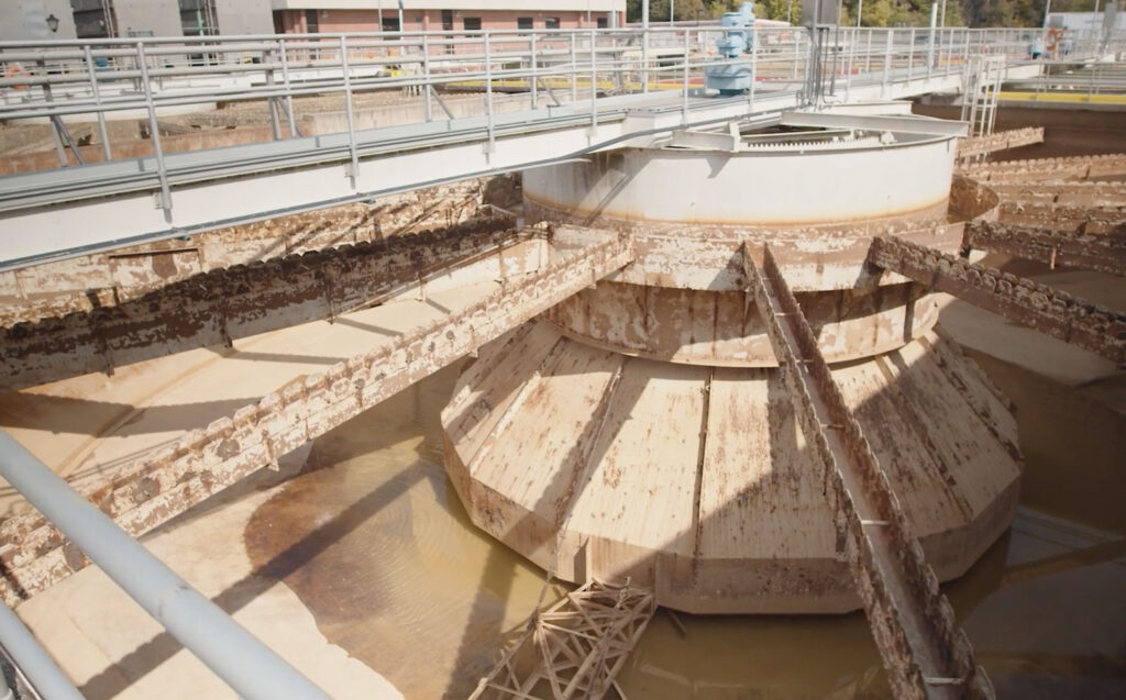 McBaine Water Treatment Plant Emptied Tank