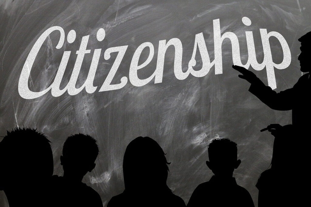 Image illustrating the word "citizenship"