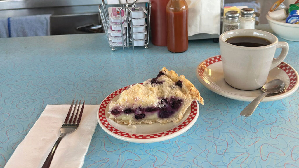 Broadway Diner Jasper Blueberry Pie