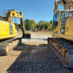 Contruction Machines Sit On A Lot Prepared For Affordable Housing