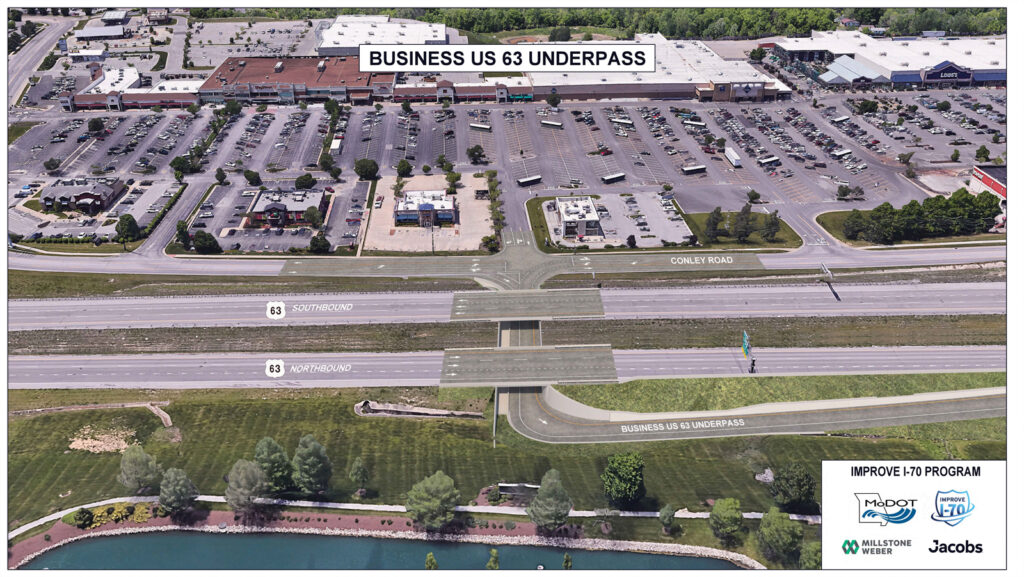 Improve I-70 graphic showing the project's scope.