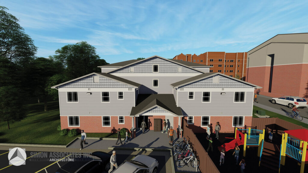 Rendering Of New Love Columbia Three Story Ten Plex Apartment Building