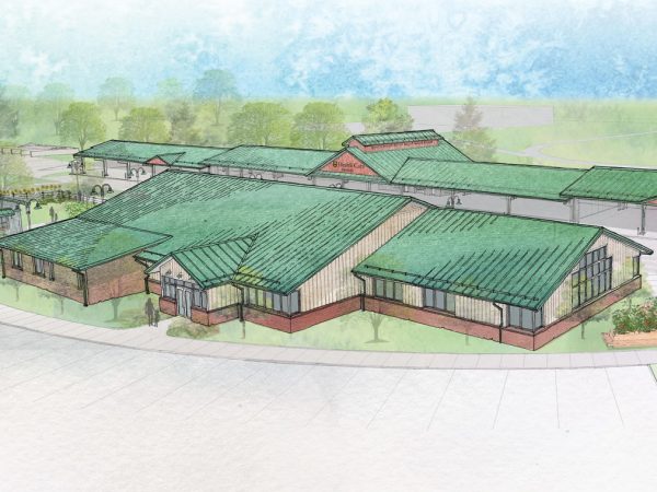 Birds Eye of Event, Kitchen, and Resource Center CCUA