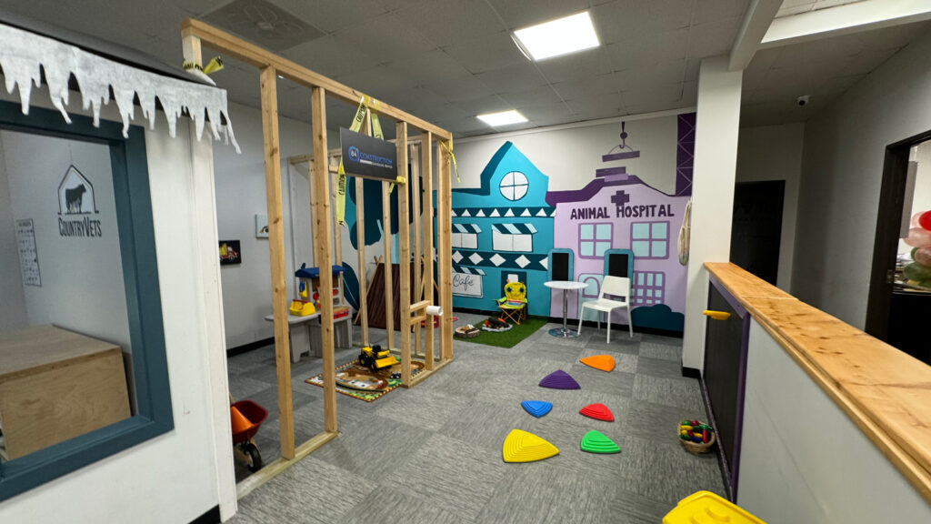 Featured Construction Play Zone At Tiny Play Cafe