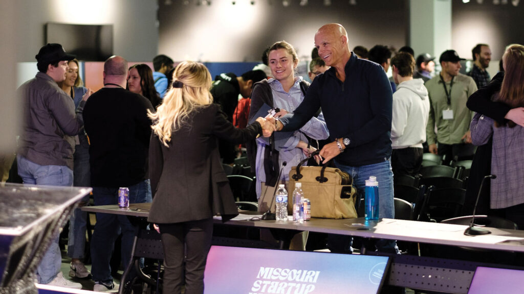 Featured Participants Networking At Missouri Startup Weekend 2024