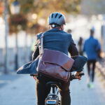 Featured Businessman Commuting On A Bike