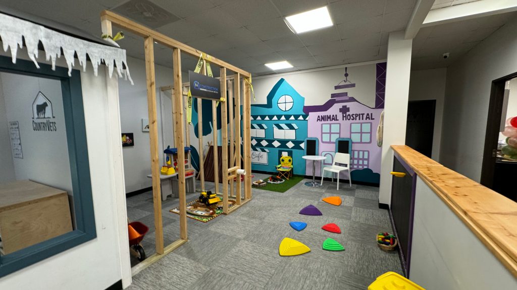 Featured Construction Play Zone At Tiny Play Cafe