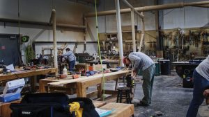 Featured Members Working In Sawdust Studio Workshop
