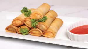 Featured Freshly Cooked Spring Roll Offerings From Dimples And Rolls