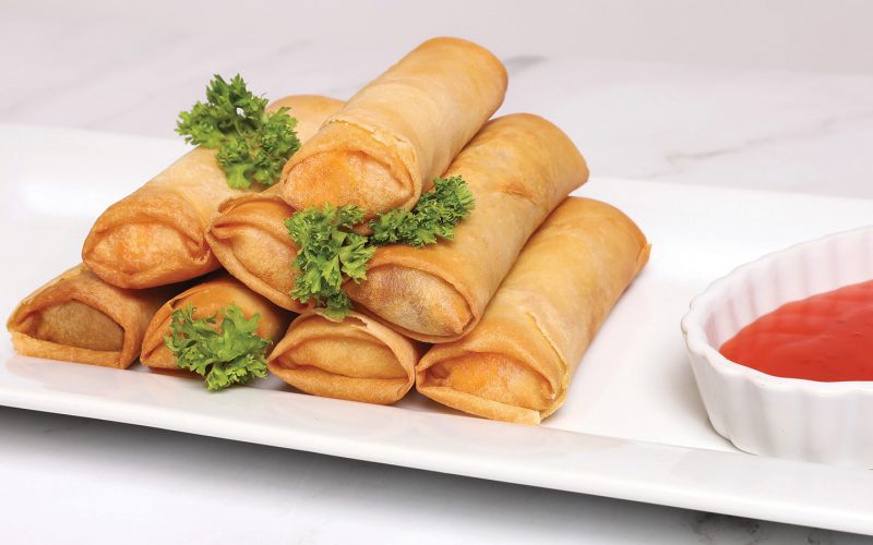 Featured Freshly Cooked Spring Roll Offerings From Dimples And Rolls