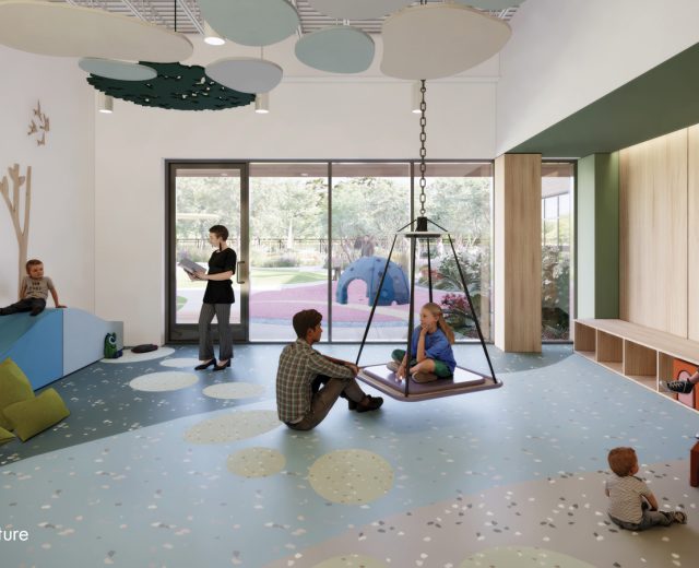 Featured Rendering Of Thompson Center Expansion Indoor Play Area
