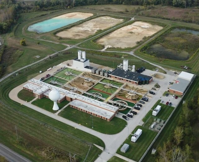McBaine Water Treatment Plant Drone View