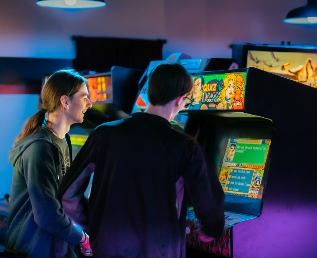 Witches and Wizards Arcade game being played